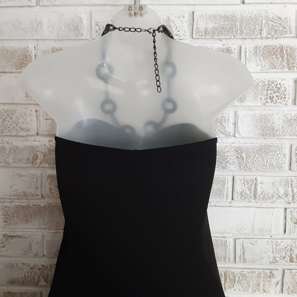 Studio Y Necklace Halter Maxi Dress sz S Clubbing, Dance, Date Night - Picture 5 of 7